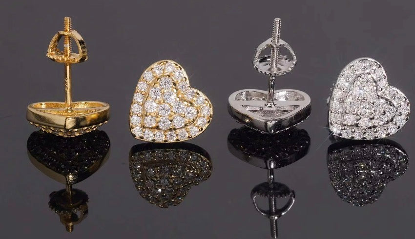 HEART SHAPED EARRINGS