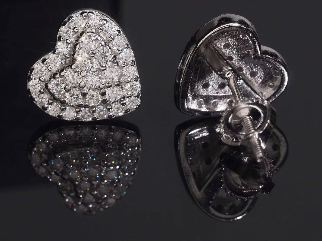 HEART SHAPED EARRINGS