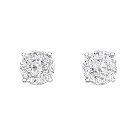 SOLITAIRE STUD EARRINGS